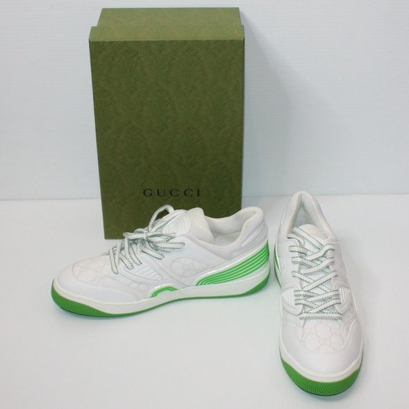 Gucci Women's Basket Low Top Demetra & GG Supreme Sneaker size EU 41 / US 11 NEW - Picture 1 of 9